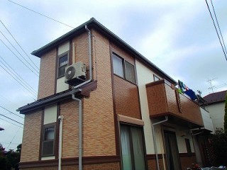 塗装完了した家の写真です