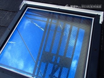 川口市トップライト塗装工事