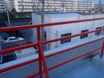 富士見市 手すり 塗装