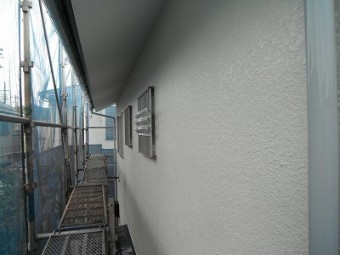 外壁塗装の上塗り
