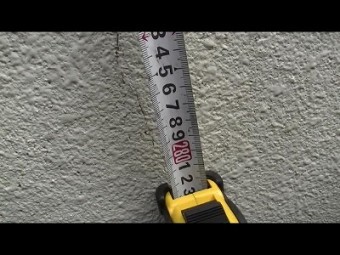 縦ヒビの計測