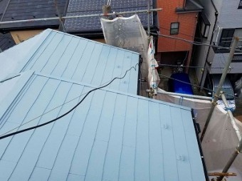 朝霞市 屋根塗装 スーパーシャネツサーモsi