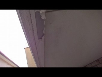 軒天部分がはがれたら