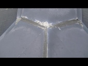 板金のコーキングが無くなってきてる