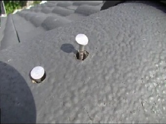 さいたま市大宮区 棟瓦止め釘浮き