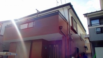 施工後の家の写真です