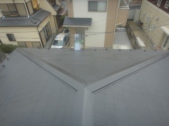 屋根塗装後