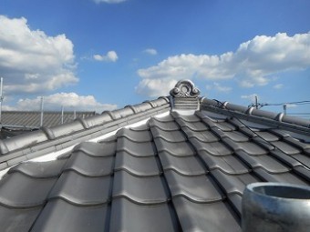 川口市 屋根漆喰補修