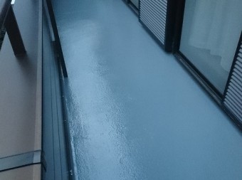 白岡市 ベランダ塗装後