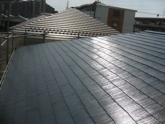 3度塗り 屋根