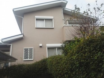 塗り替えた家の全体