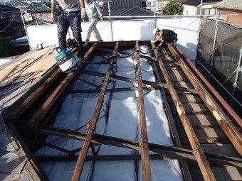 上尾市屋根の葺き替え工事