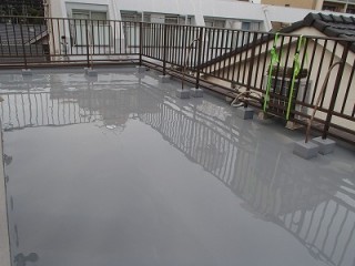 屋上防水 塗装後