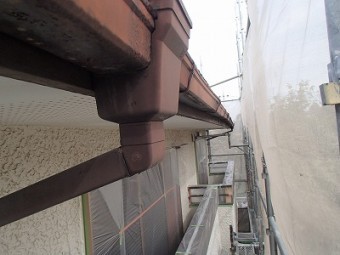 古い雨樋