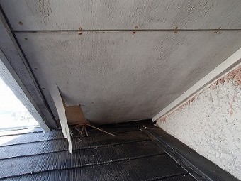 埼玉県 蕨市 軒天貼り替え