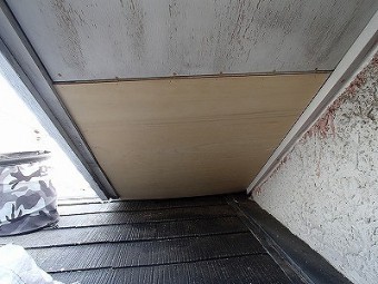 埼玉県 蕨市 軒天貼り替え