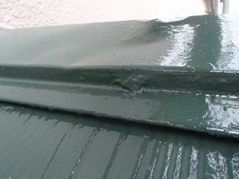 棟板金釘塗装