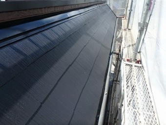 屋根 中塗り ケイセラチタンクール