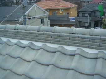 蓮田市 漆喰劣化 屋根漆喰補修
