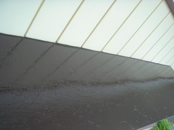 白岡市で軒天塗装と雨樋塗装