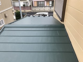 屋根施工後