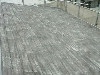 一回も塗りなおしてない家の屋根