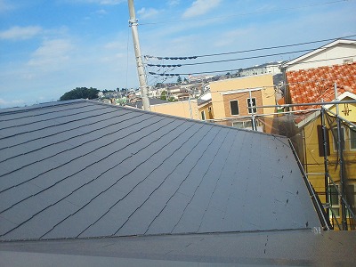 和光市　屋根塗装　遮熱塗料