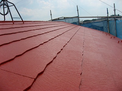 上尾市　屋根塗装