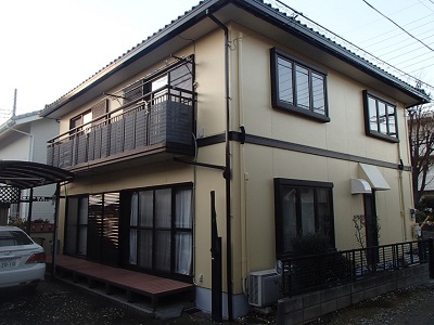 所沢市　屋根補修工事　外壁塗装