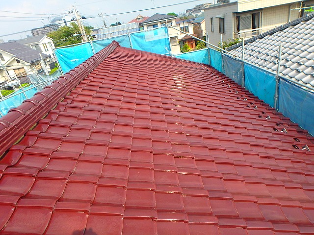 塗り替え前の屋根の様子