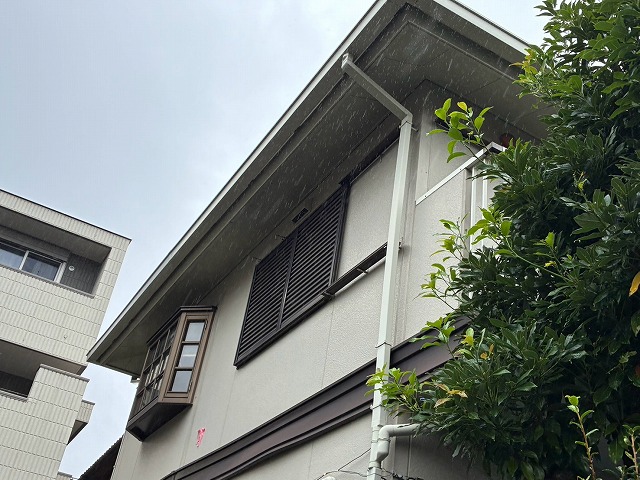 雨の日の現地調査