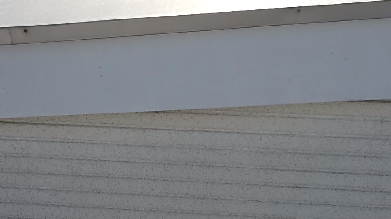 破風板のアップ