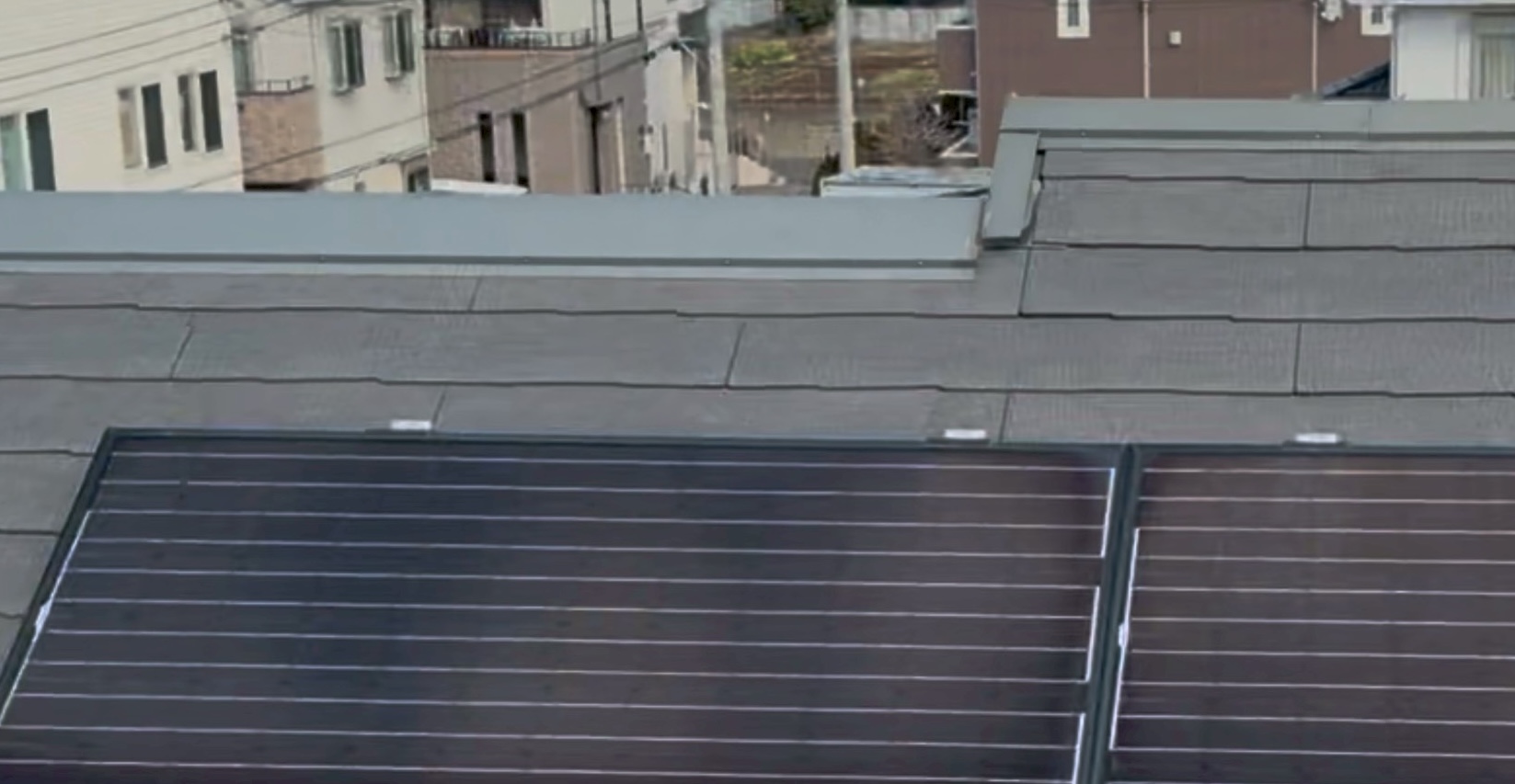 比較的綺麗な棟板金