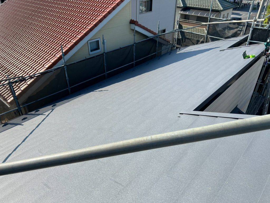施工完了後の屋根全景