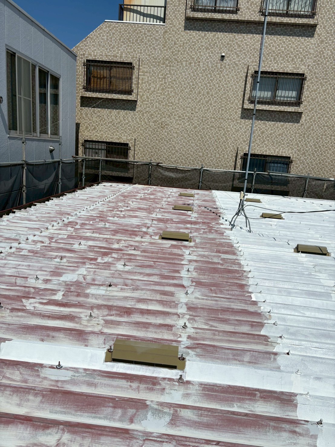 川口市　アパート　塗装