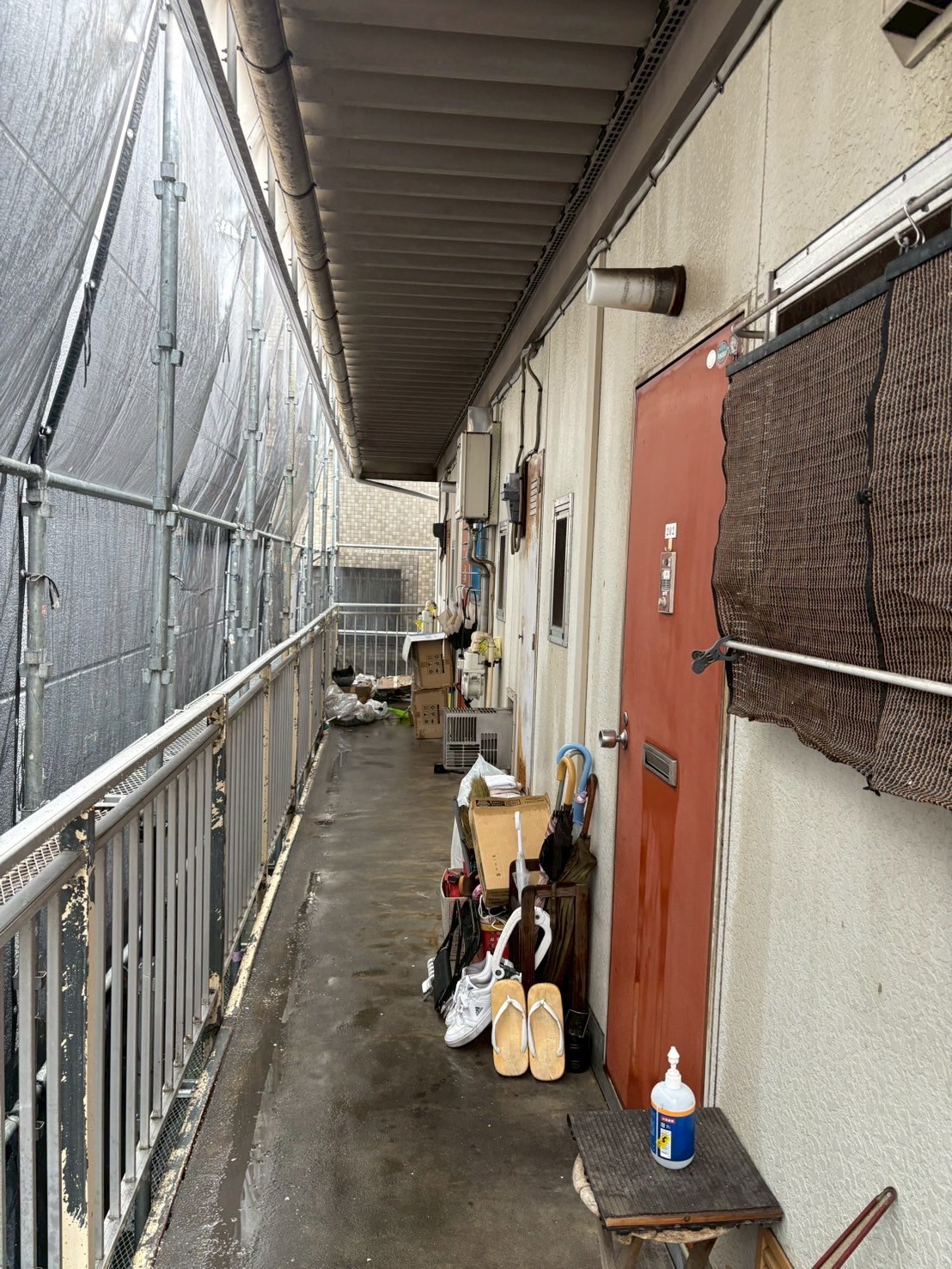 建物側面の確認