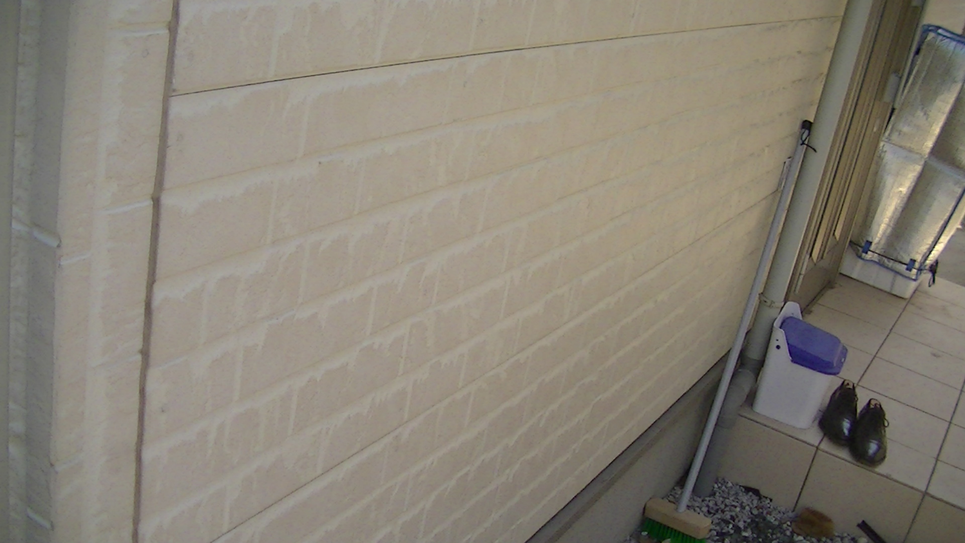 劣化で黒ずんだシーリング