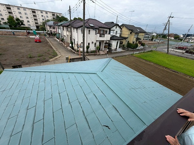 経年劣化したスレート屋根