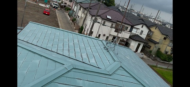 築43年のスレート屋根