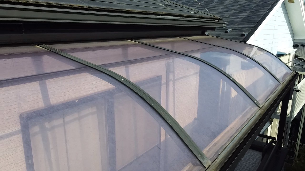 テラス屋根の劣化状況