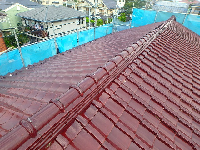 塗り替え後の屋根の様子