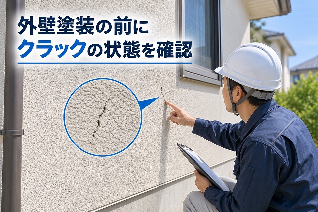クラック確認