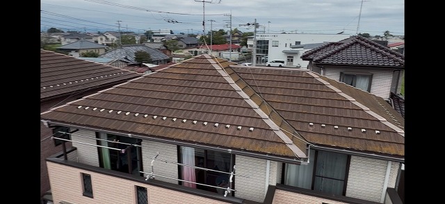 モニエル瓦の戸建て