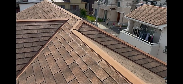 上尾市スレート屋根調査