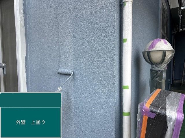 外壁上塗り