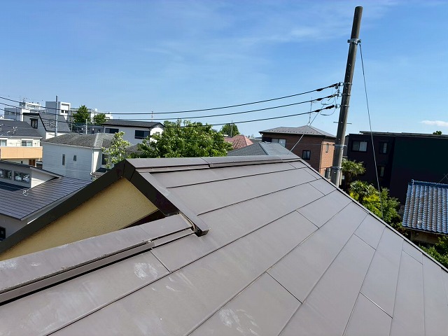 屋根調査ガルバリウム鋼板屋根