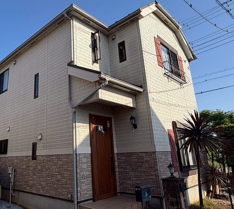 春日部市サイディング外壁戸建て住宅