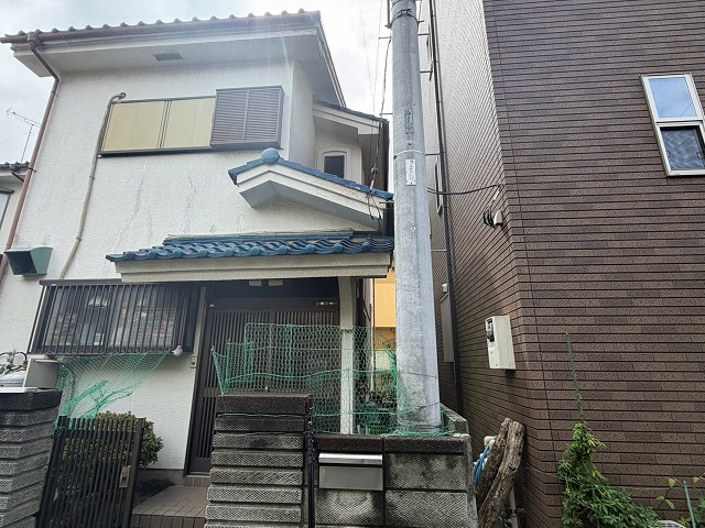 越谷市築42年住宅外壁調査