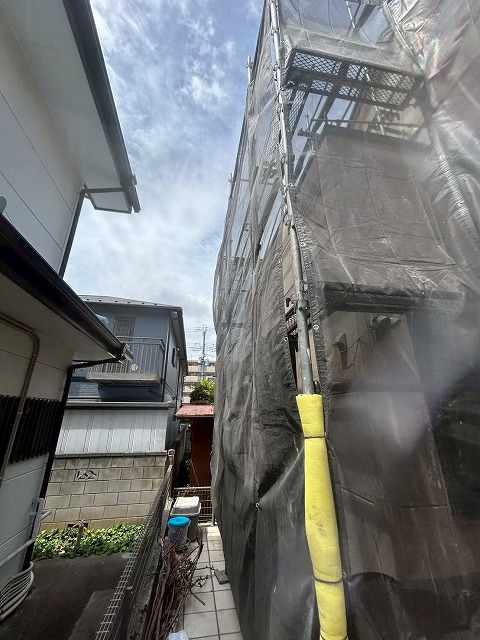 足場飛散防止ネット